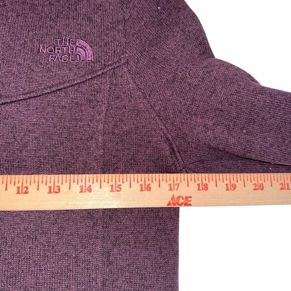 The North Face Sz‎ M 1.4 Zip Pullover Fleece Lined Coze Outdoor Cabincore - Picture 5 of 9